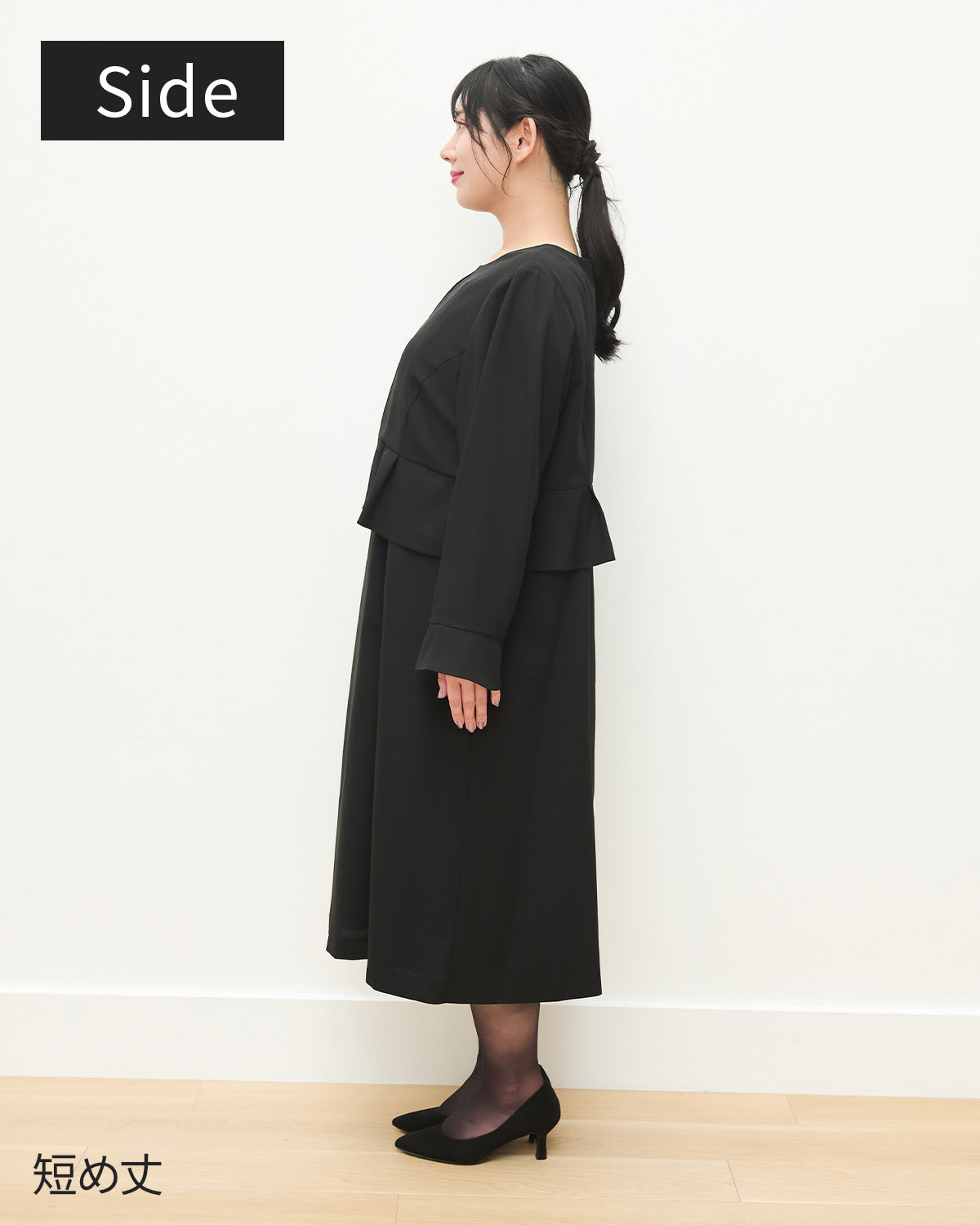 訳あり品】【BLACK FORMAL】ジャケットライクワンピース – u plume